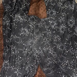 No Boundaries Black Celestial Star & Moon Leggings